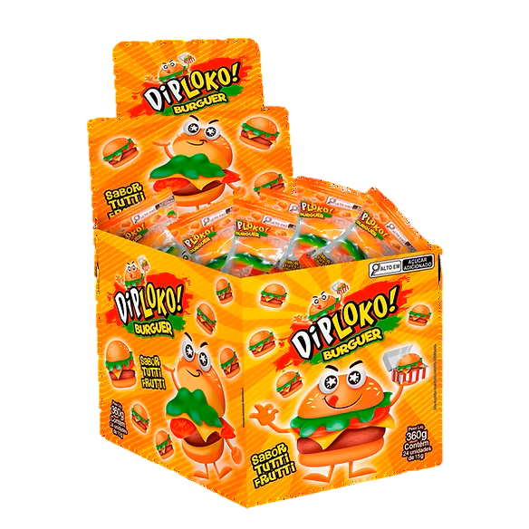 Display DipLoko Burguer Tutti Frutti - Foto 1