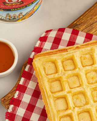 Massa de Waffle - Foto 1