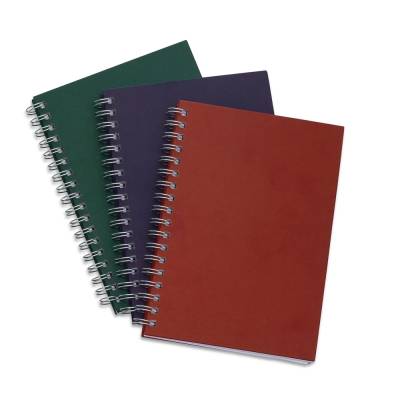 Caderno Capa Kraft 18,4 x 24,3 cm - Foto 1