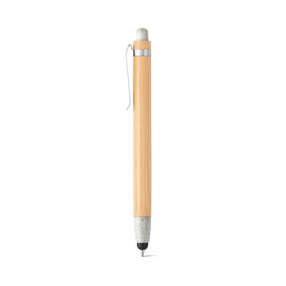 Esferográfica em bambu com ponteira touch BENJAMIN - Foto 9