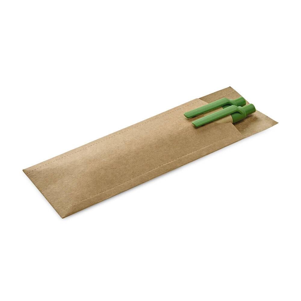 Conjunto de esfero e lapiseira em papel kraft LEAF - Foto 11