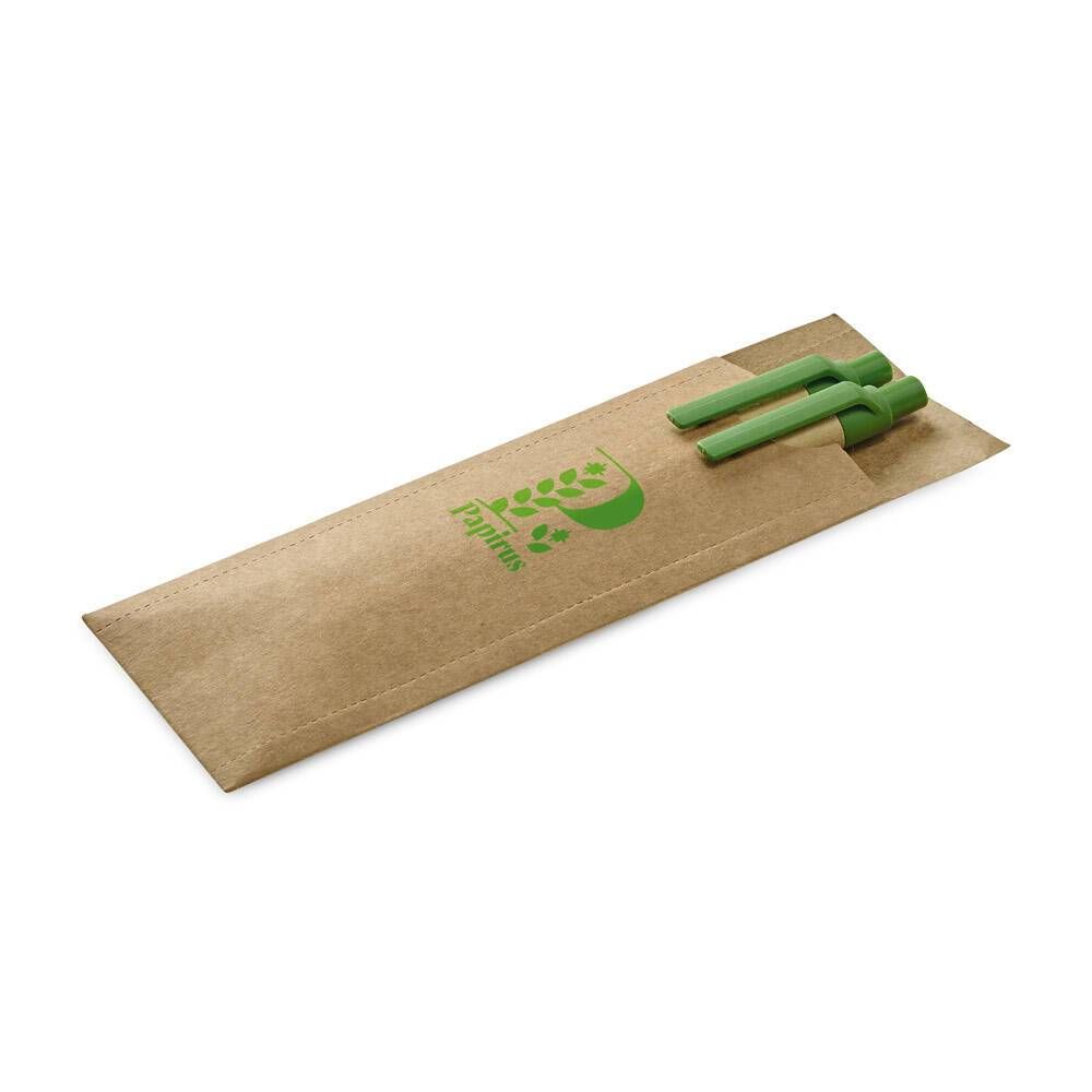 Conjunto de esfero e lapiseira em papel kraft LEAF - Foto 4