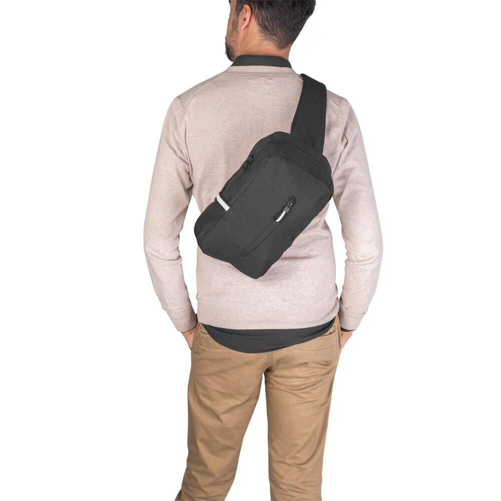 Mochila à tiracolo em 300D PET e 600D PET DELFOS - Foto 3