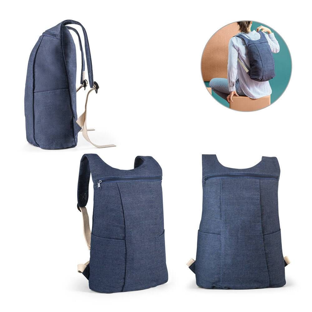 Mochila casual em denim reciclado DENIM BPACK - Foto 3