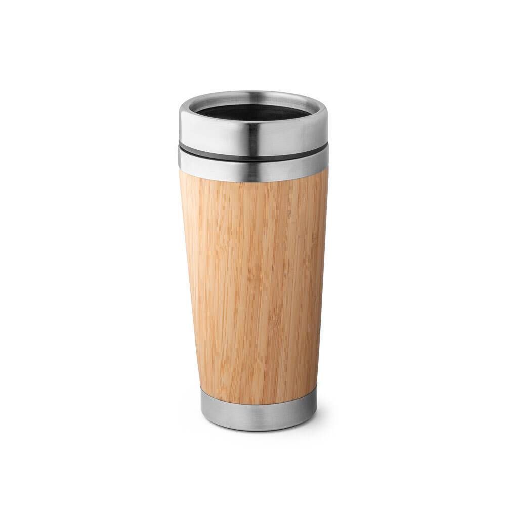 Copo de viagem em bambu e aço inox 500 mL PIETRO - Foto 3