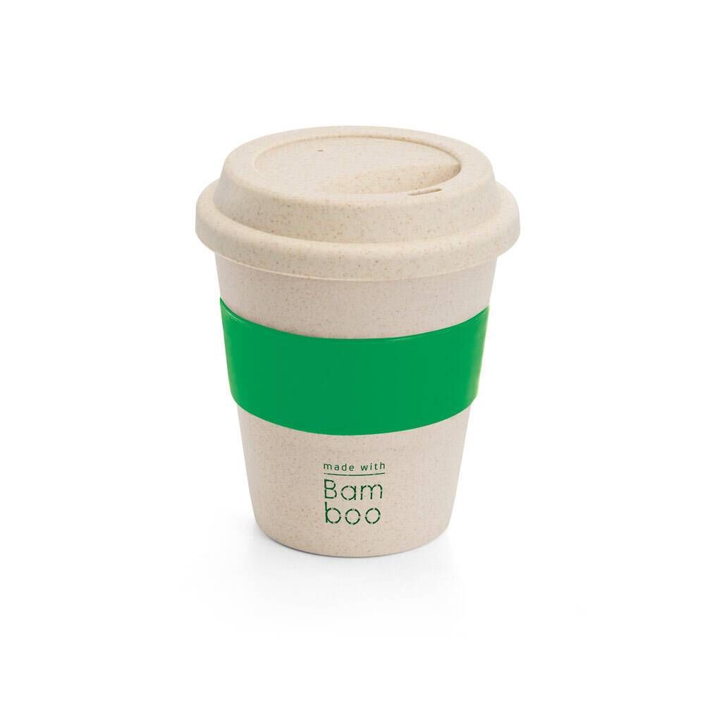 Copo de viagem em fibra de bambu (60%) e PP LATTE - Foto 1