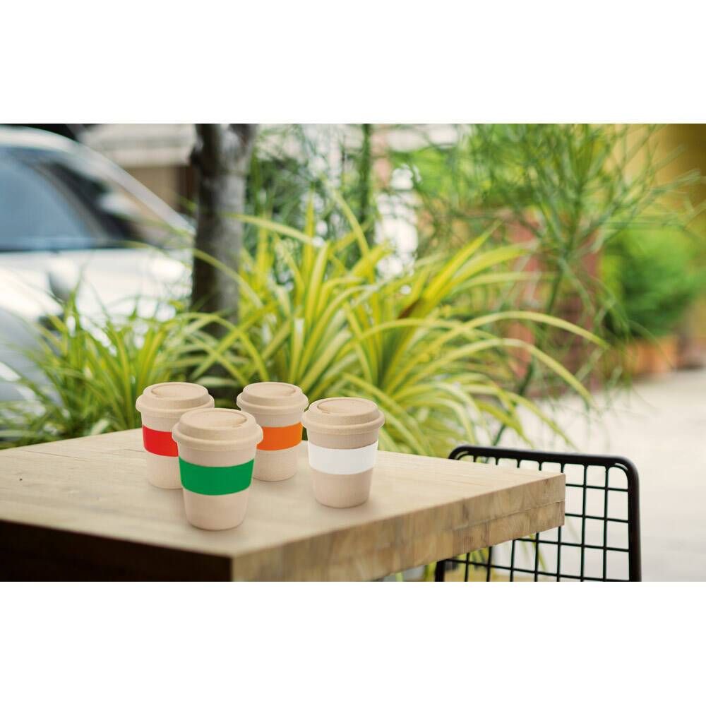 Copo de viagem em fibra de bambu (60%) e PP LATTE - Foto 11