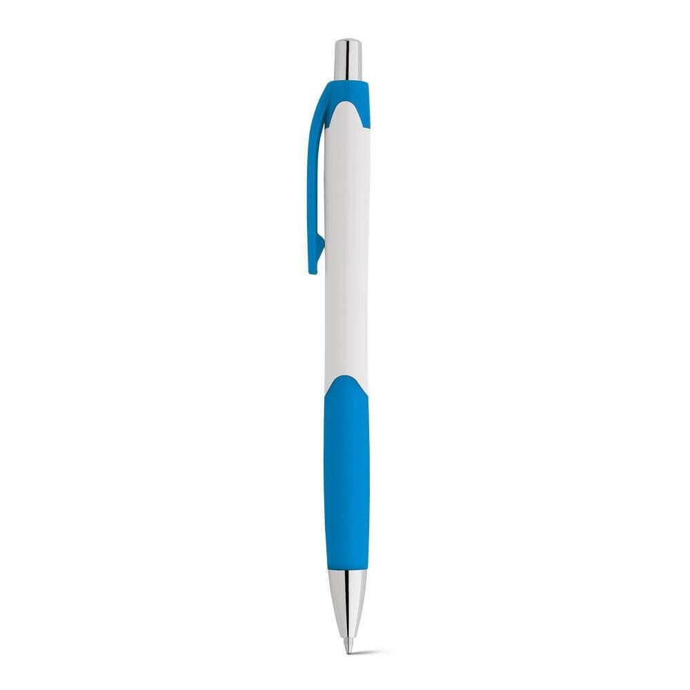 Esferográfica em ABS com grip CARIBE WHITE - Foto 2