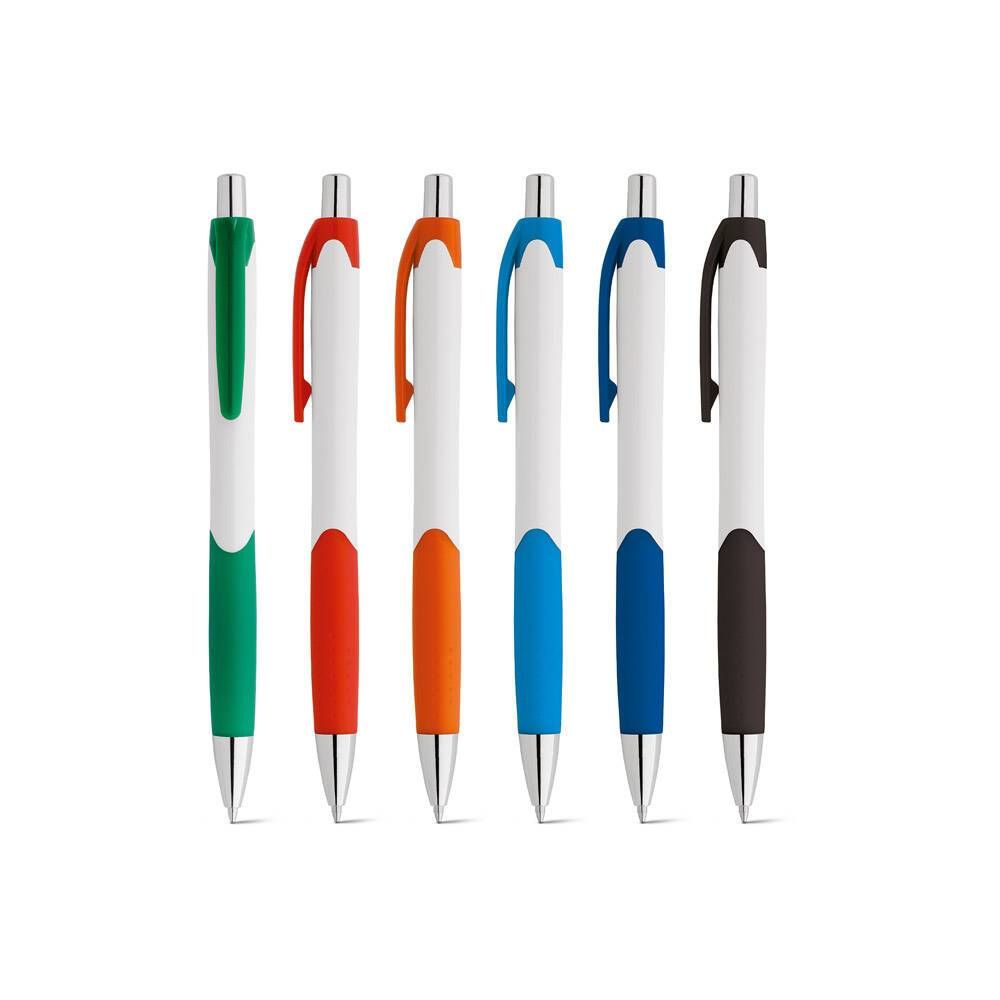 Esferográfica em ABS com grip CARIBE WHITE - Foto 9