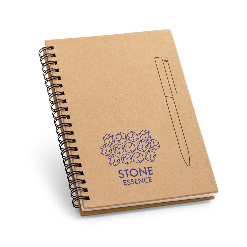 Caderno em papel kraft com folhas lisas ROCK - Foto 1