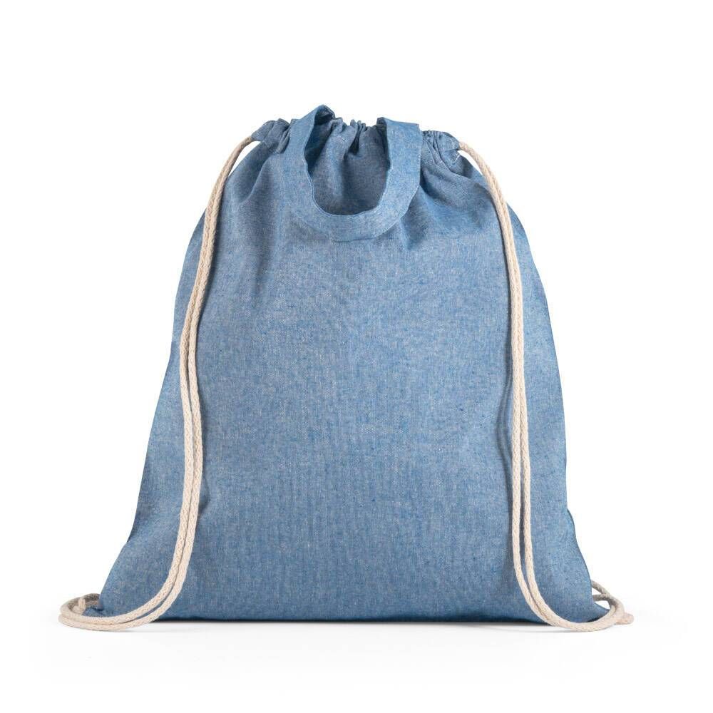 Sacola tipo mochila 70% algodão reciclado RISSANI - Foto 4
