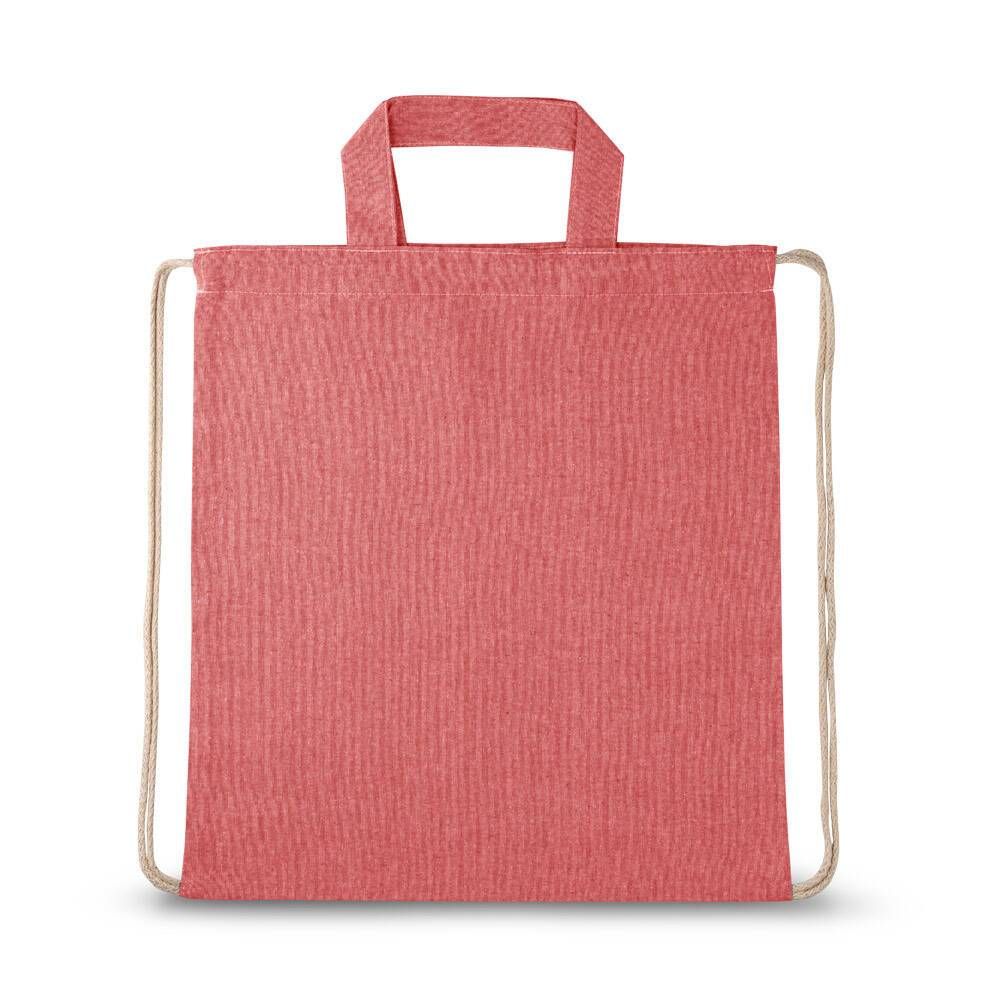 Sacola tipo mochila 70% algodão reciclado RISSANI - Foto 11
