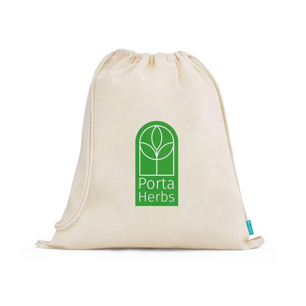 Sacola tipo mochila em algodão orgânico NAMPULA - Foto 3