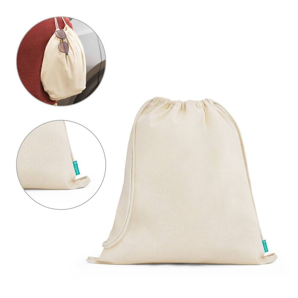 Sacola tipo mochila em algodão orgânico NAMPULA - Foto 6