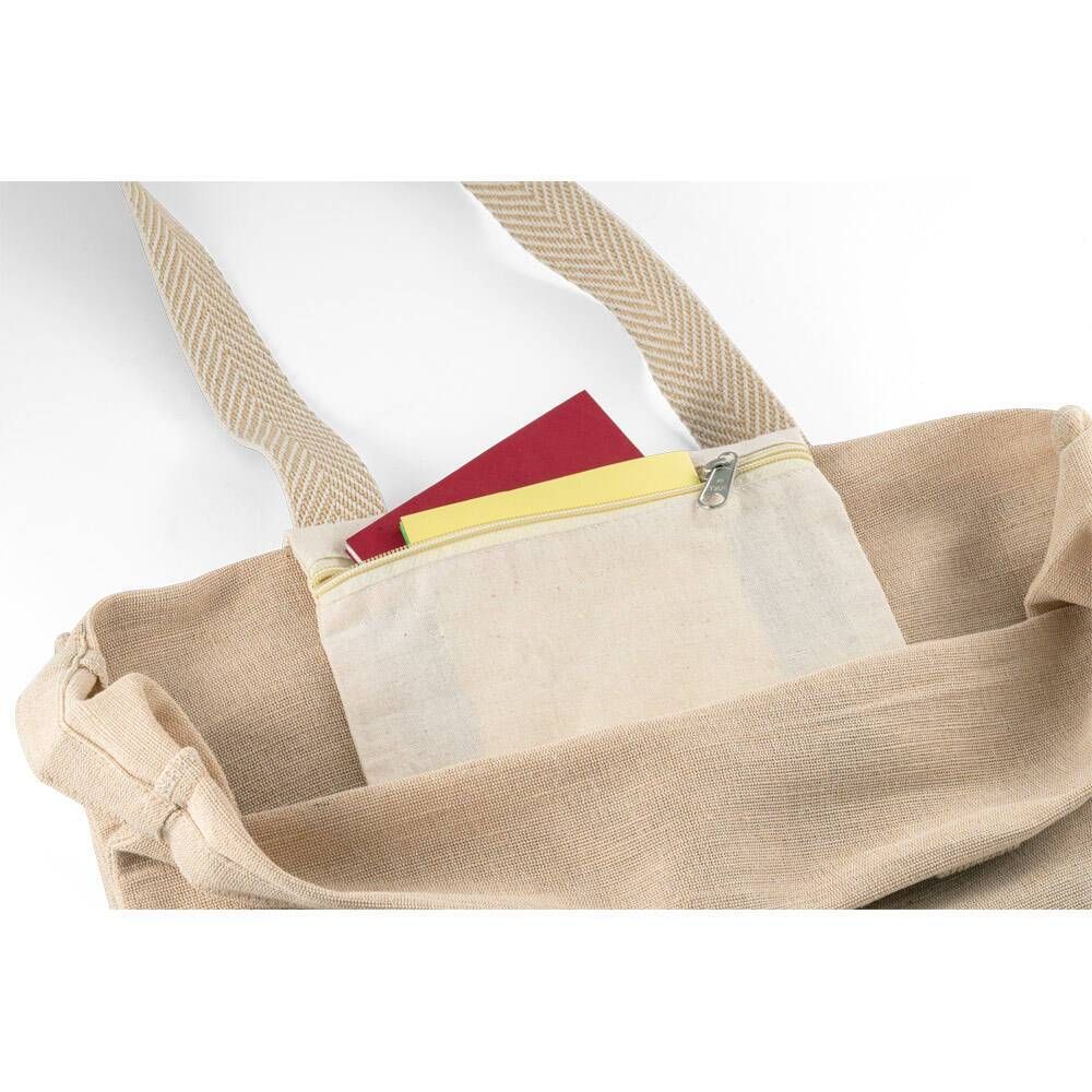 Sacola em juco (mistura de algodão e juta) PADOVA - Foto 4