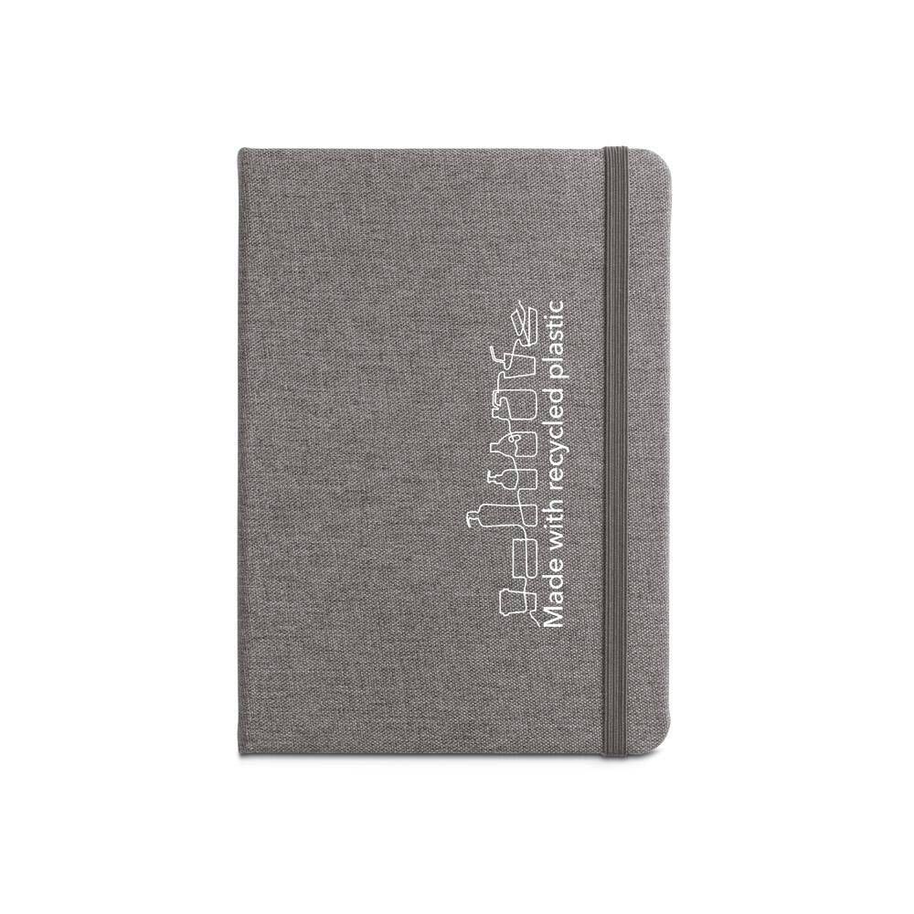 Caderno A5 com capa dura em rPET BOYD II - Foto 4