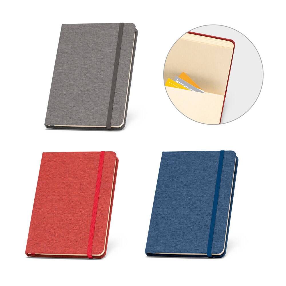 Caderno A5 com capa dura em rPET BOYD II - Foto 14