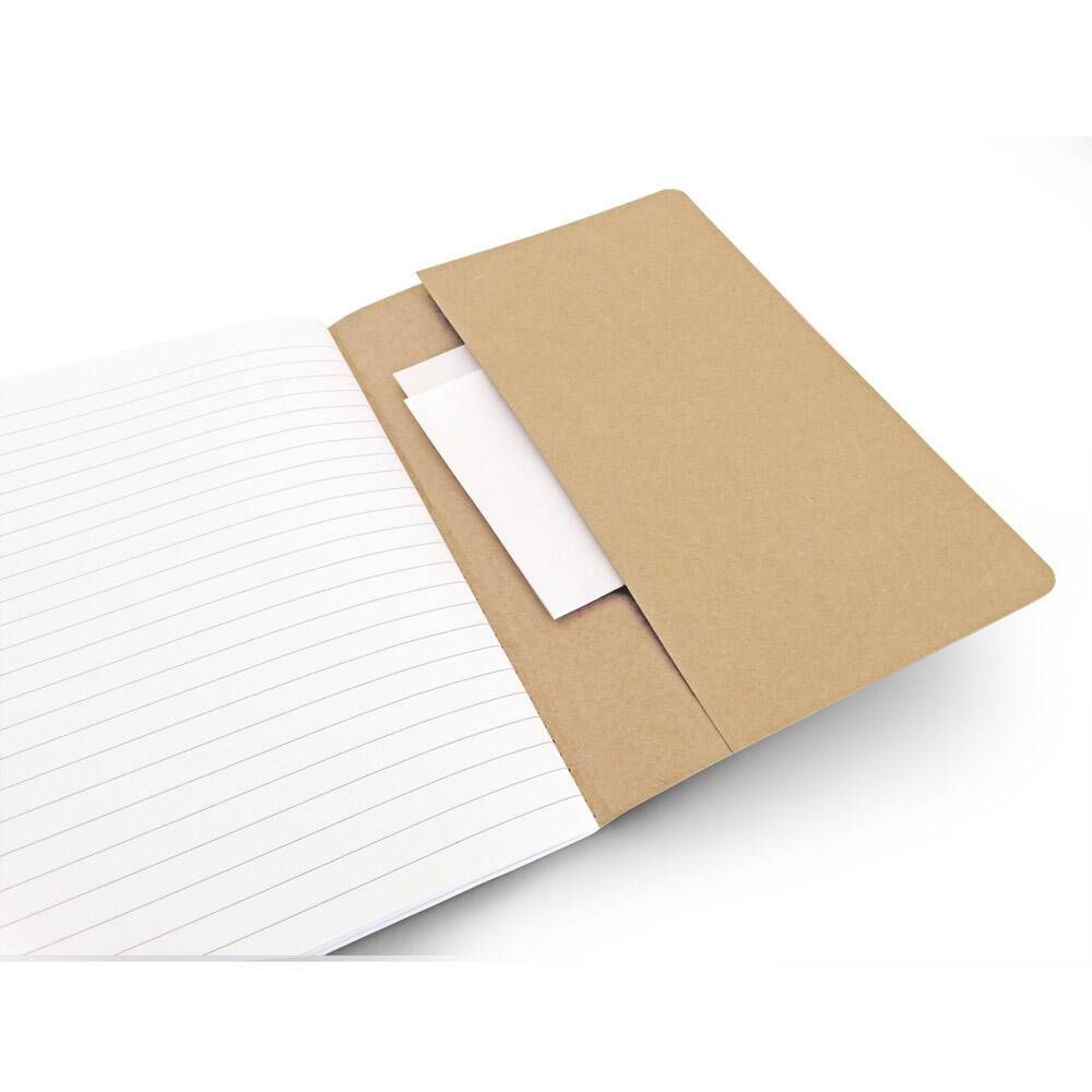Caderno A5 em cartão kraft reciclado KOSTOVA - Foto 4