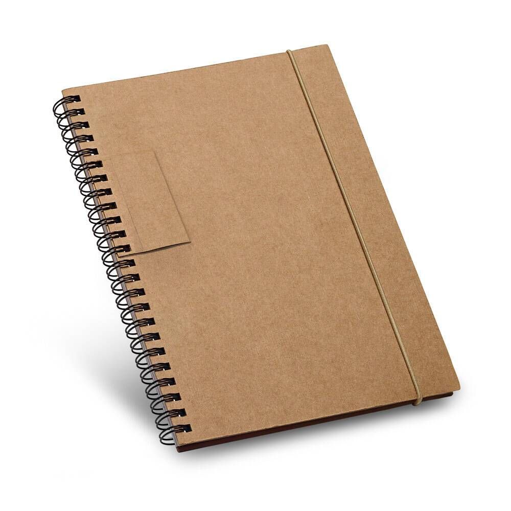 Caderno B6 com folhas pautadas reciclado GARDEN - Foto 3