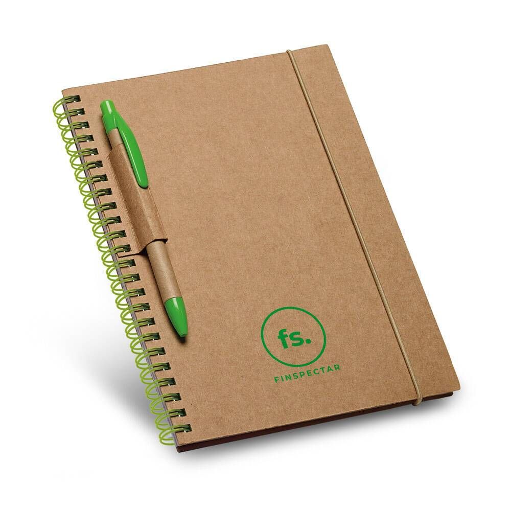 Caderno B6 com folhas pautadas reciclado GARDEN - Foto 7