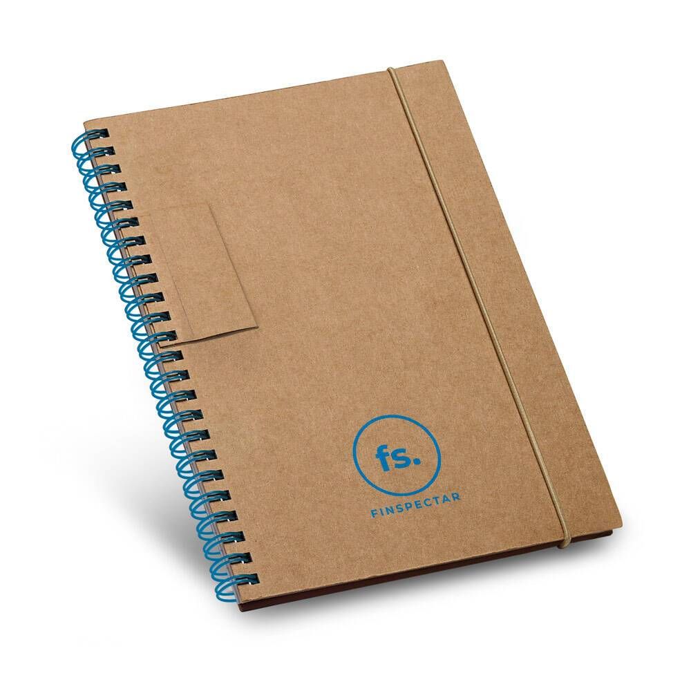 Caderno B6 com folhas pautadas reciclado GARDEN - Foto 2