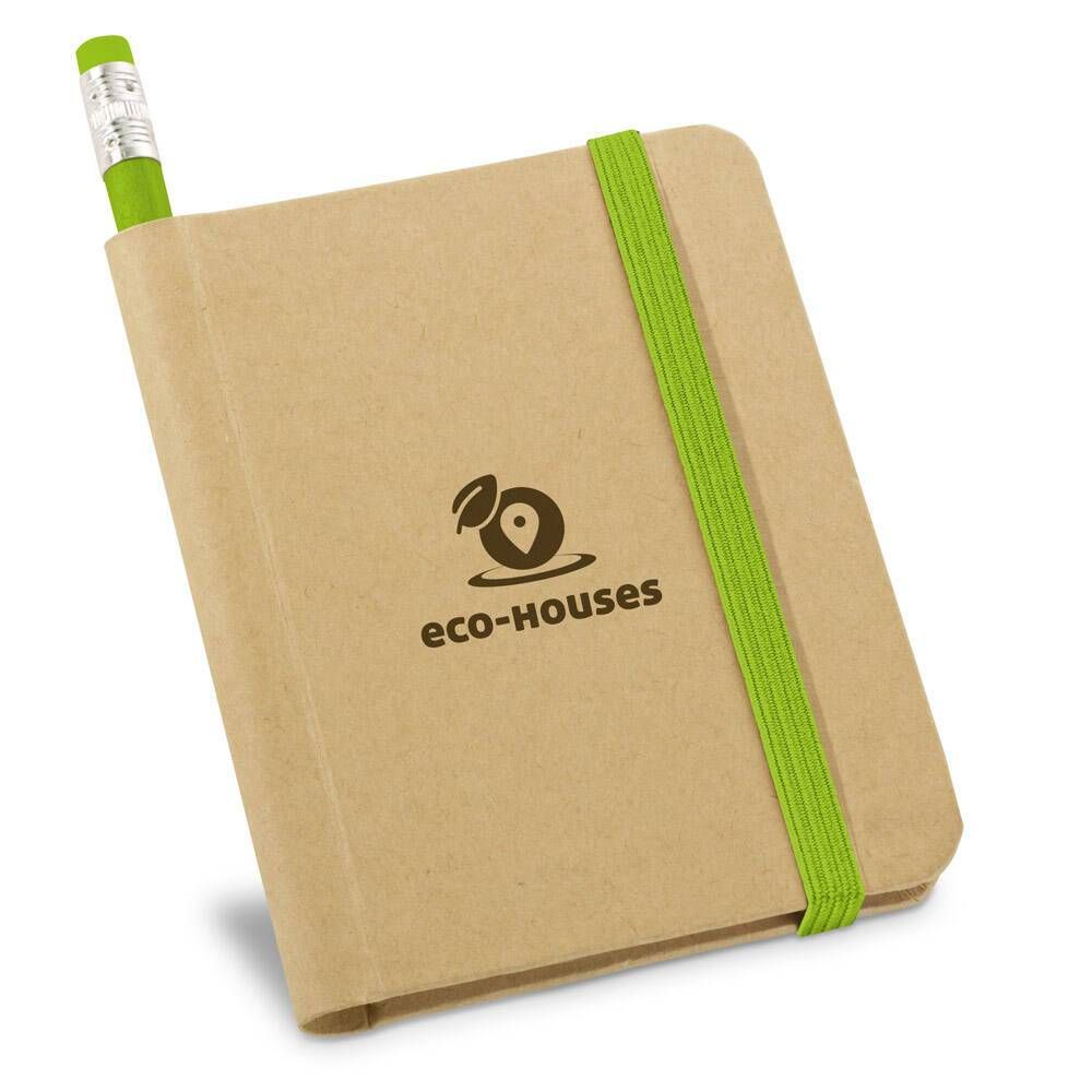 Caderno A7 em cartão com folhas lisas BRONTE - Foto 7