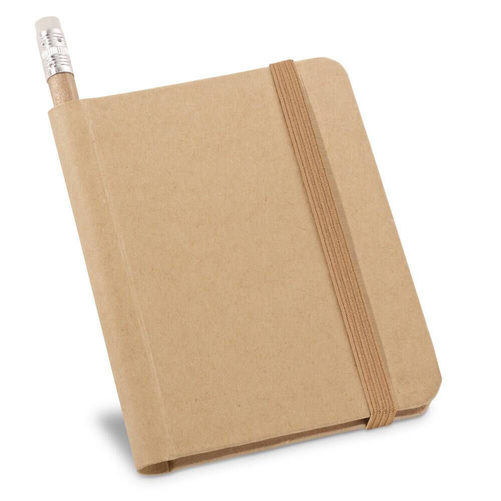 Caderno A7 em cartão com folhas lisas BRONTE - Foto 10