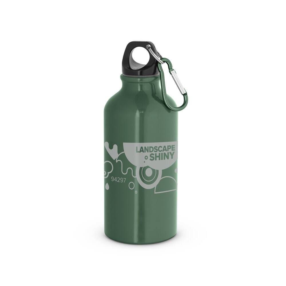Garrafa esportiva alumínio 400 mL LANDSCAPE SHINY - Foto 2
