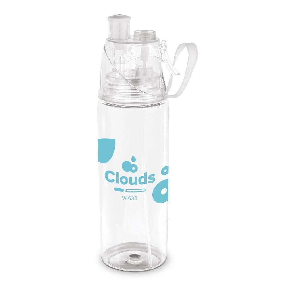 Squeeze em PS e tampa em ABS 600 mL CLOUDS - Foto 1