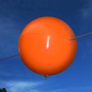 SINALIZAÇÃO DE CABOS PARA-RAIOS / ESFERA - Foto 1