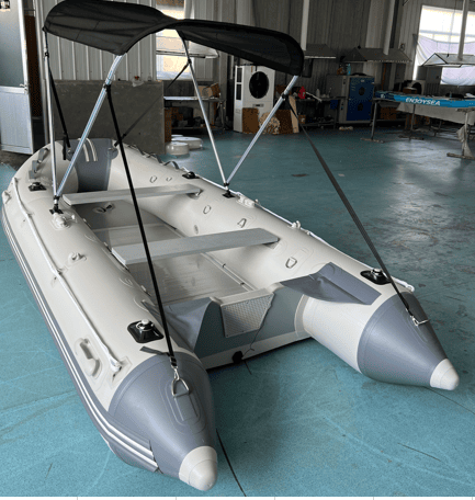 Bote inflável PVC E HYPALON e Barcos - Foto 2