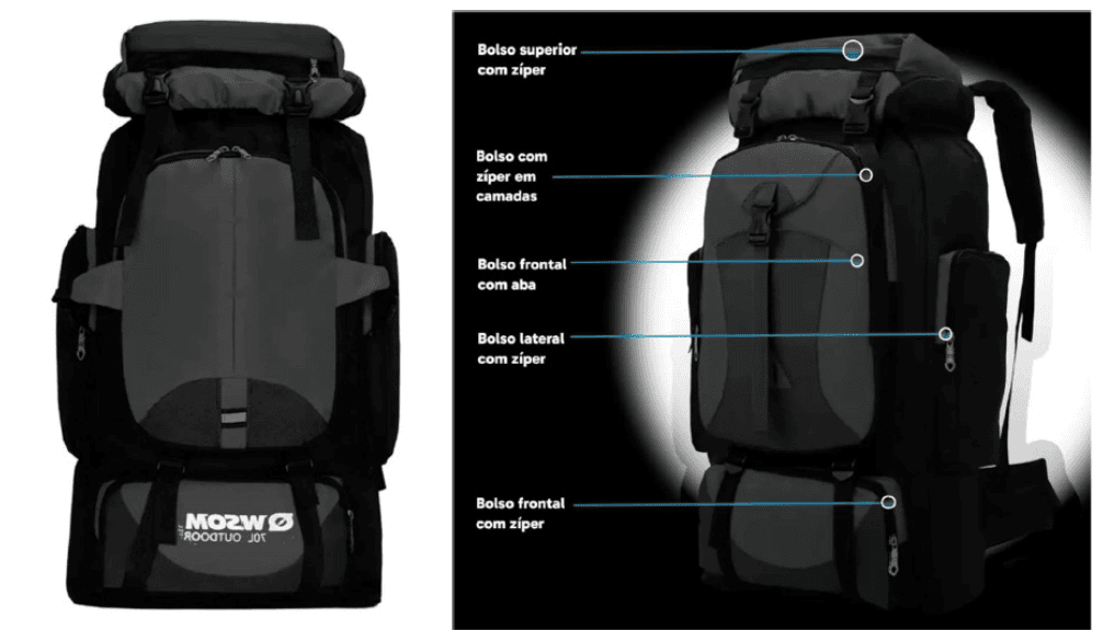 MOCHILA TÁTICA MILITAR IMPERMEÁVEL 50 A 70 LITROS - Foto 2