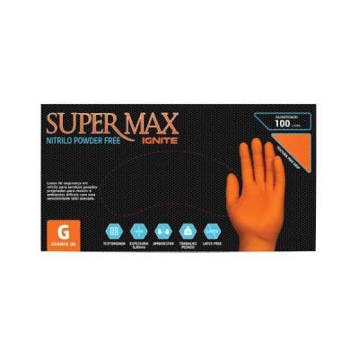 LUVAS NITRILO IGNITE SUPERMAX - Foto 1