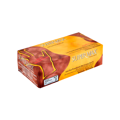 LUVAS LATEX POWDER FREE SUPERMAX - Foto 1