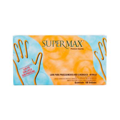 LUVAS NITRILO BLUE POWDER FREE SUPERMAX - Foto 1