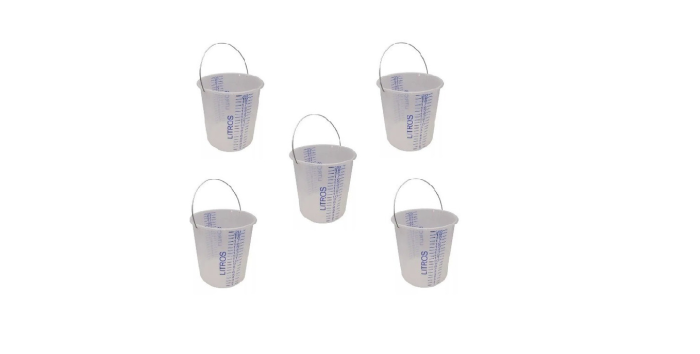 Balde plástico graduado - Foto 1