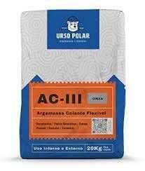 ARGAMASSA ACIII URSO POLAR 20KG CINZA - Foto 1