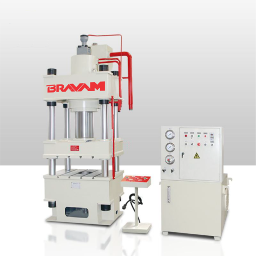 PRENSA HIDRÁULICA DE 4 COLUNAS (BRA32-100TA) - Foto 1