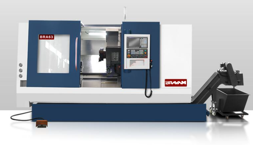 TORNO CNC DE MESA INCLINADA (BRA-63/3000) - Foto 1
