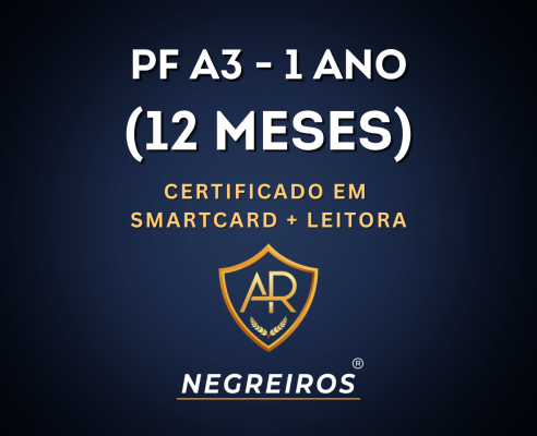 Certificado A3 1 ANO - SMARTCARD + LEITORA - Foto 1