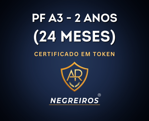 Certificado A3 2 ANOS - EM TOKEN (24 MESES) - Foto 1
