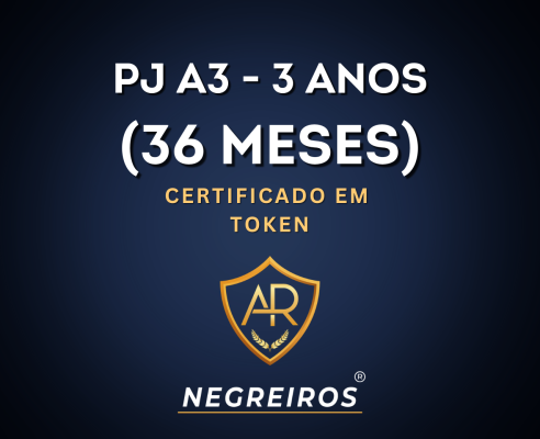 Certificado A3 3 ANOS - EM TOKEN (36 MESES) - Foto 1