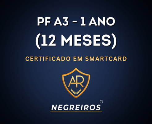 Certificado A3 em SMARTCARD - 1 ano (12 meses) - Foto 1