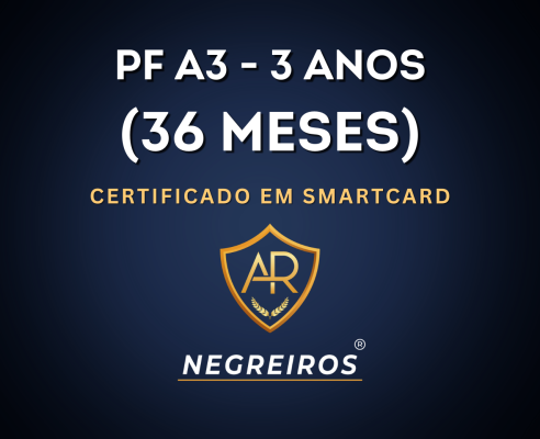 Certificado A3 em SMARTCARD - 3 ANOS (36 MESES) - Foto 1