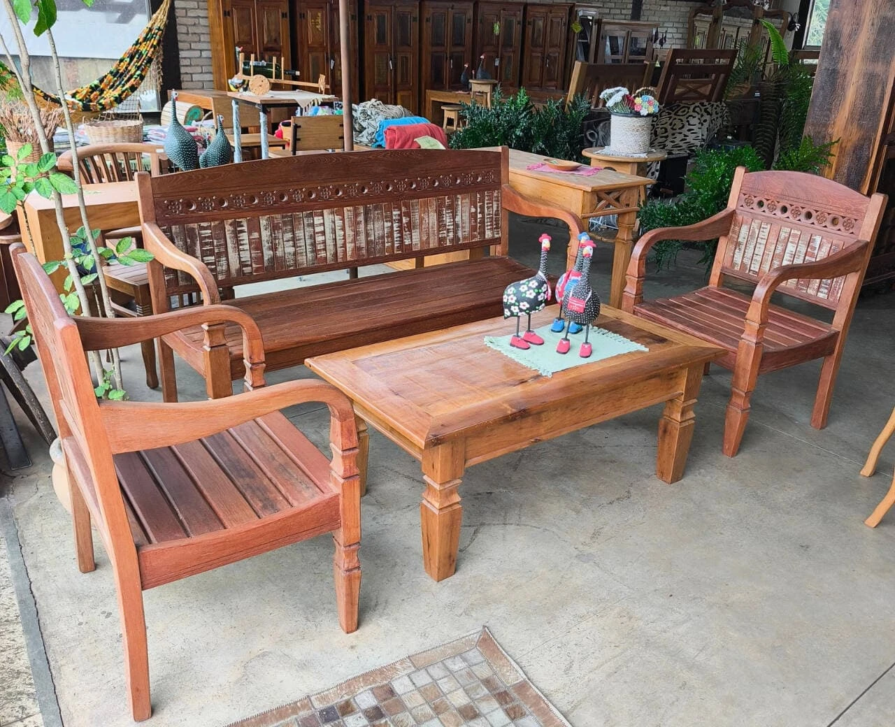 CONJUNTO DE BANCOS ZENDE - 3 pçs. - Foto 1