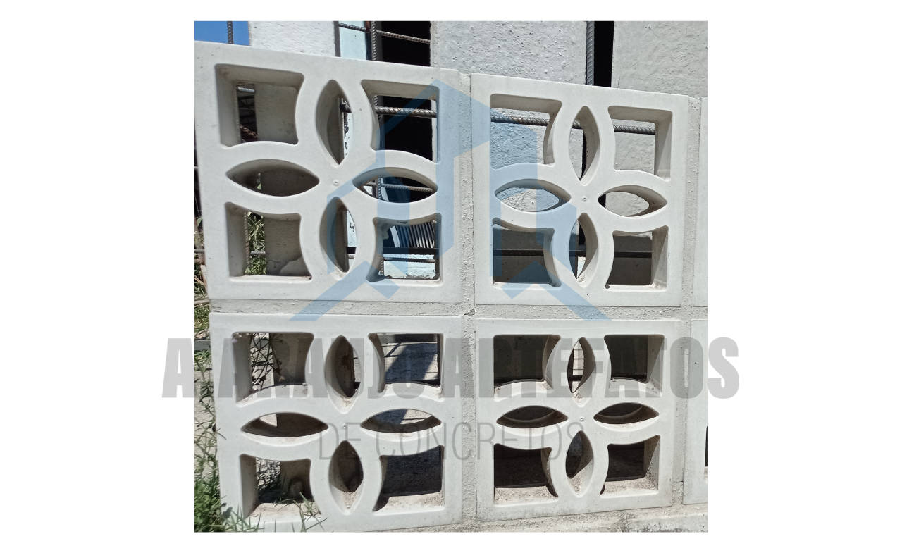 Cobogó 4 pétalas - Foto 1