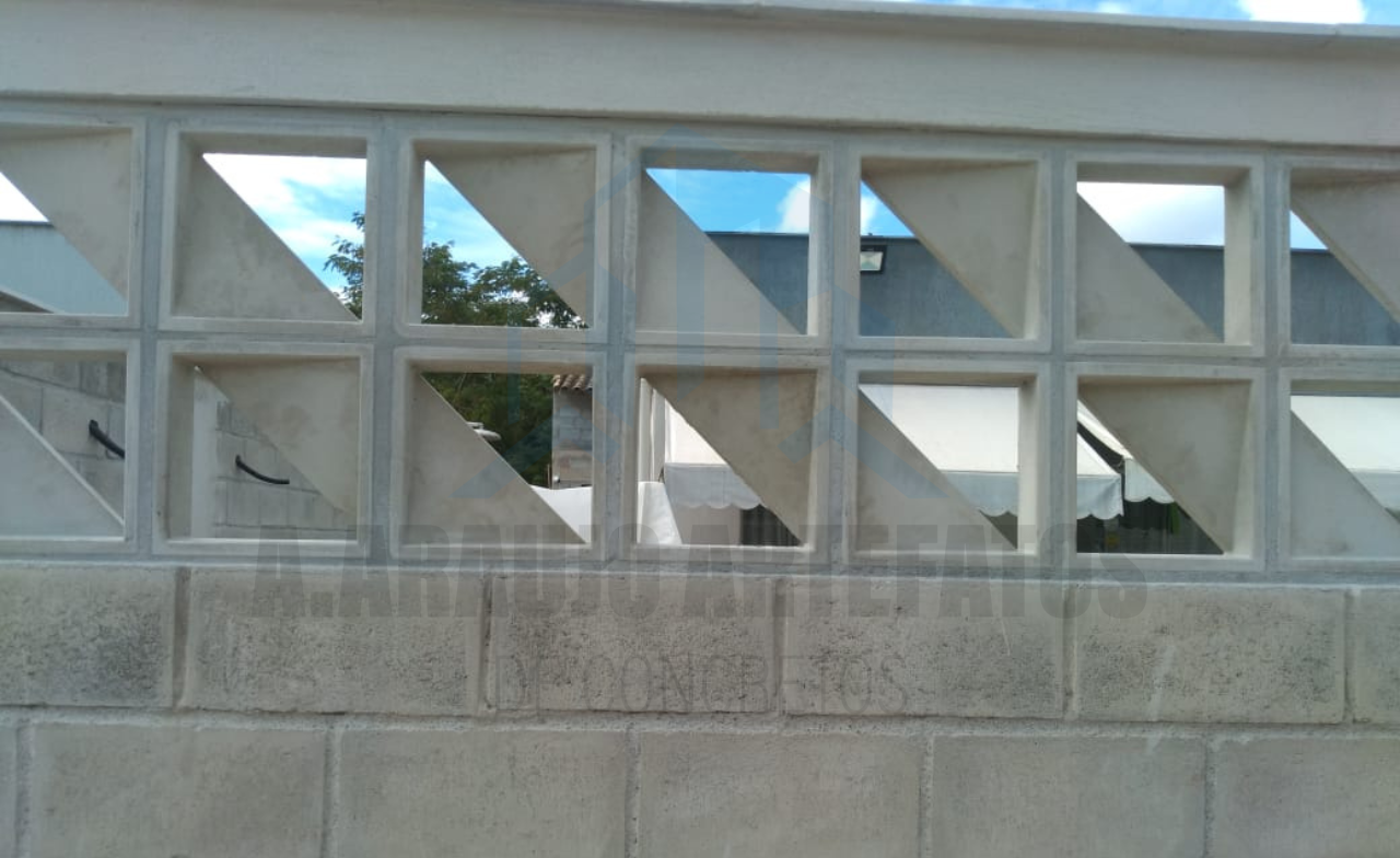 Cobogó bandeira/triângulo 3d - Foto 2