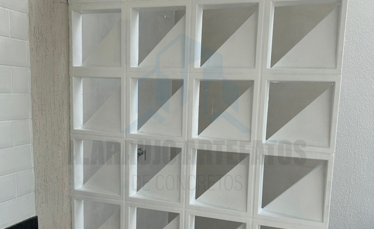 Cobogó bandeira/triângulo 3d - Foto 3