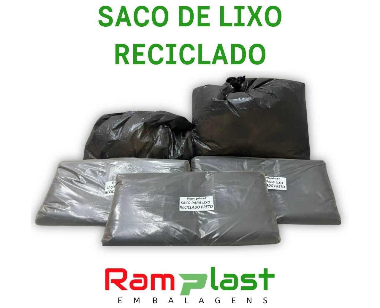 SACO DE LIXO RECICLADO - Foto 1