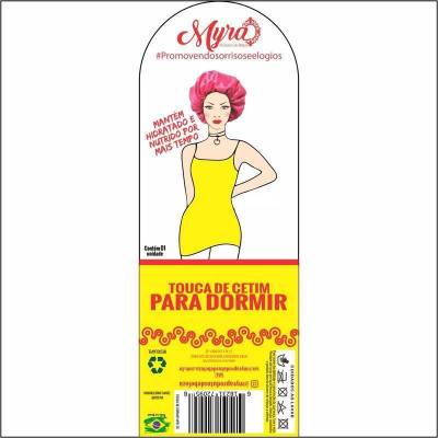 MPB-26 TOUCA DE CETIM ANTI FRIZZ UMA FACE - Foto 1